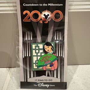 NWT• Disney “Countdown To The Millennium” Mulan Collectible Pin